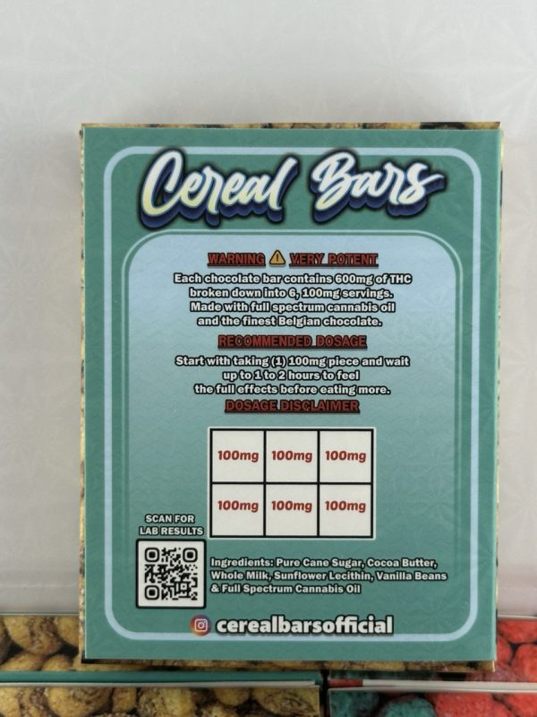 cereal bars edibles 600mg