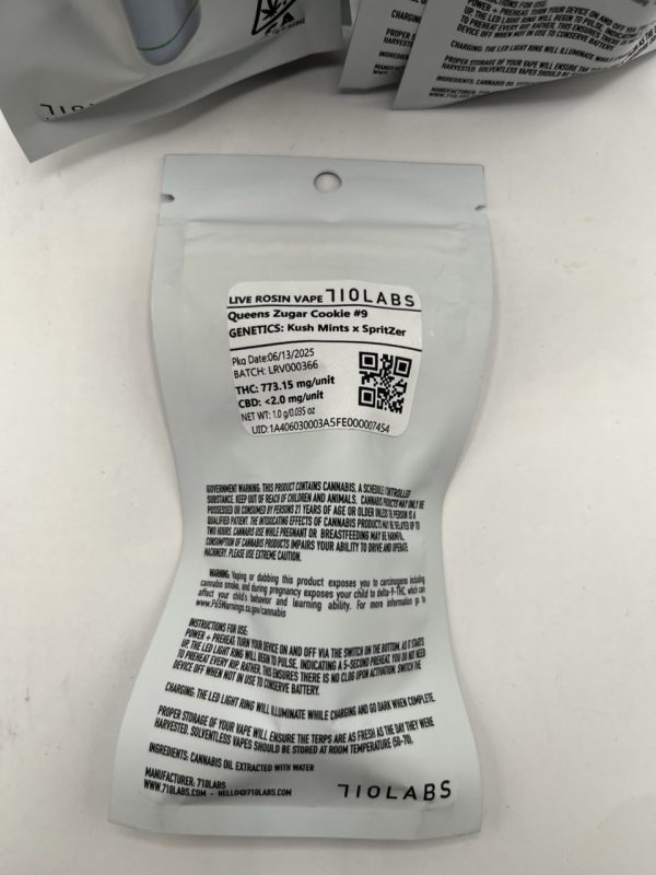 710 labs live rosin disposable