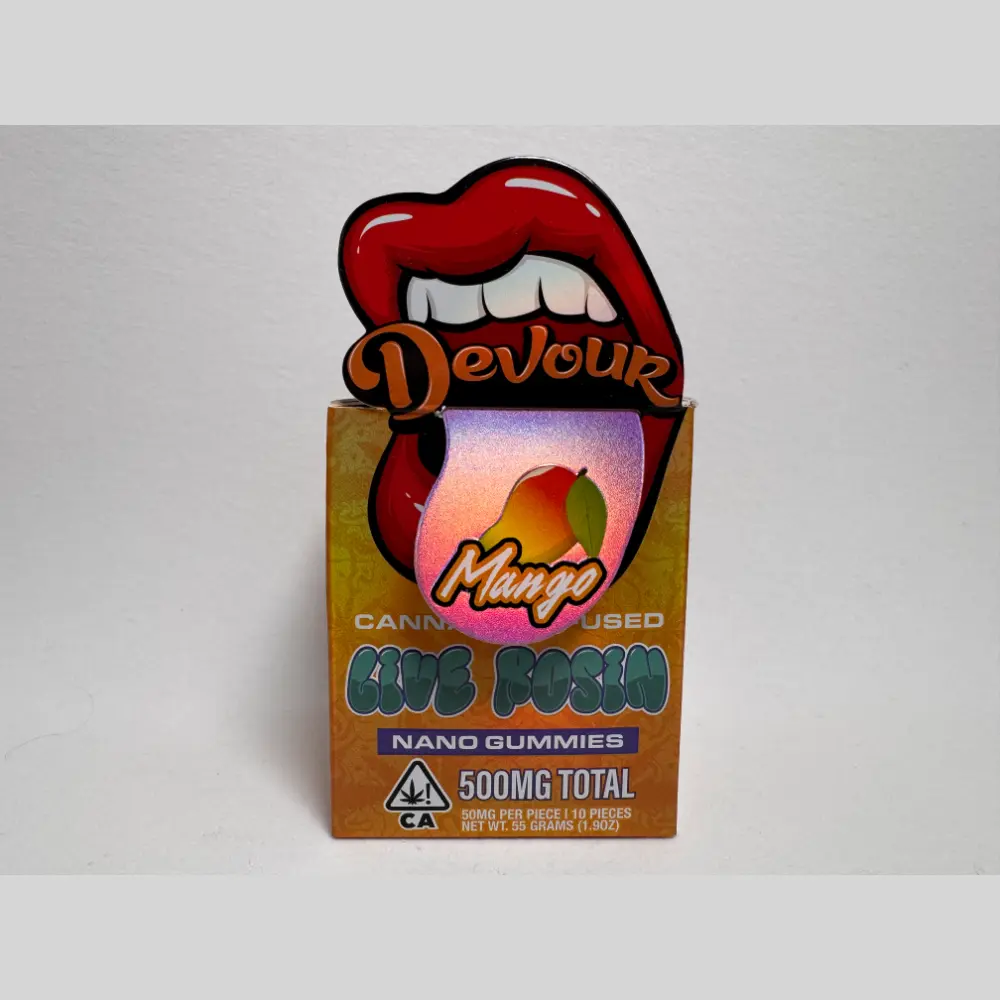 devour nano gummies 500mg live rosin